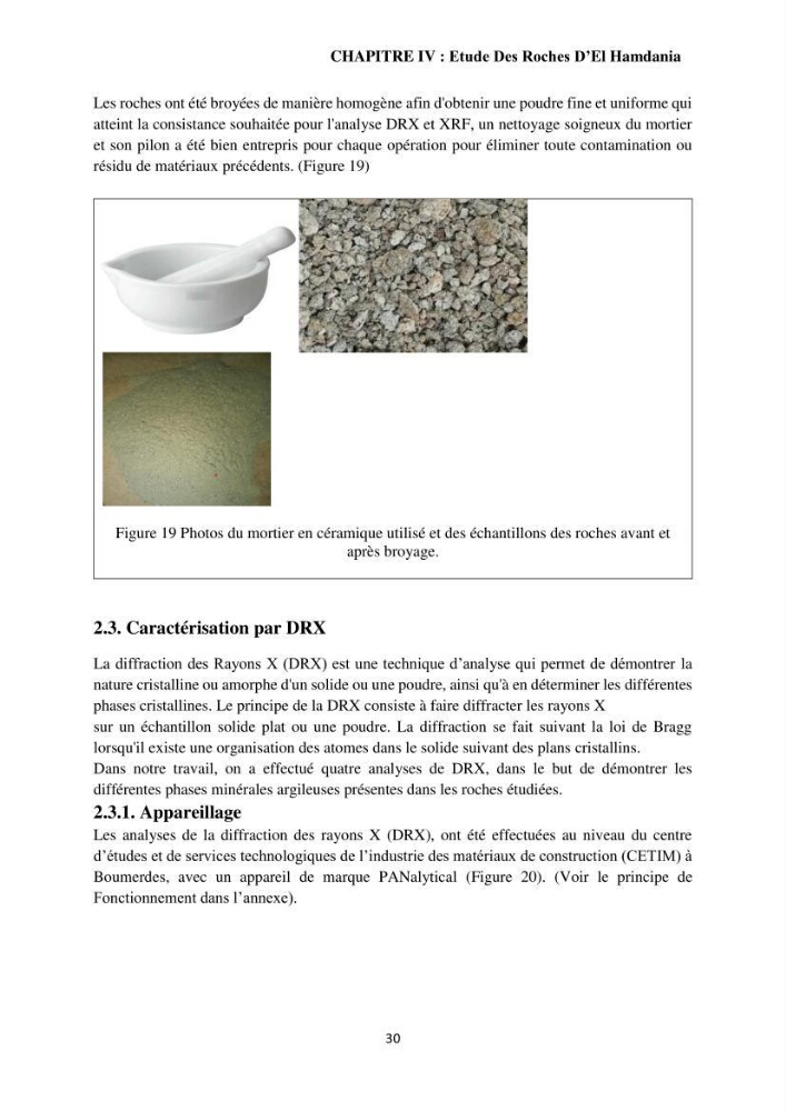 Étude géologique de l\'altération des roches magmatiques au milieu littoral de la plage d\'El Hamdania ( wilaya de Tipaza )