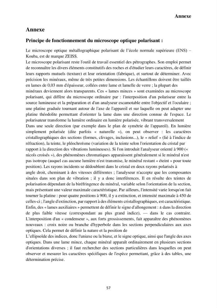 Étude géologique de l\'altération des roches magmatiques au milieu littoral de la plage d\'El Hamdania ( wilaya de Tipaza )