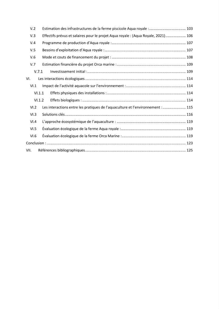 Etude Technico-économique et écologique de contribution des projets aqucoles au dévloppment durable en Algérie :