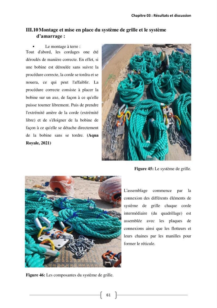 Etude Technico-économique et écologique de contribution des projets aqucoles au dévloppment durable en Algérie :