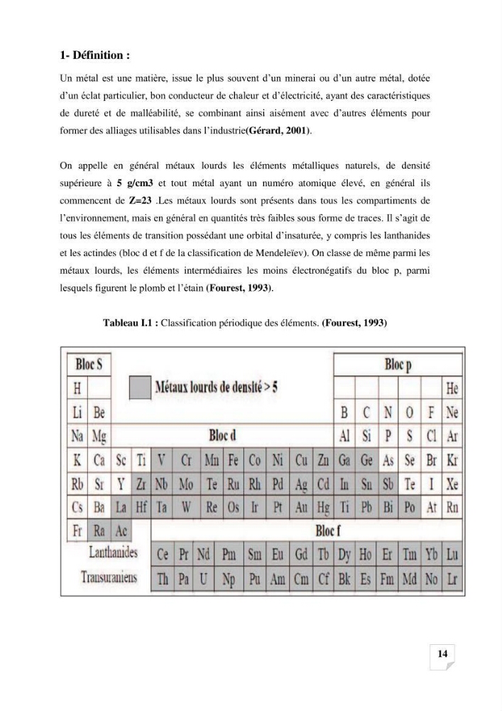 Suivi de la qualité des sédiments superficiels de Fouka marine par les métaux lourds: