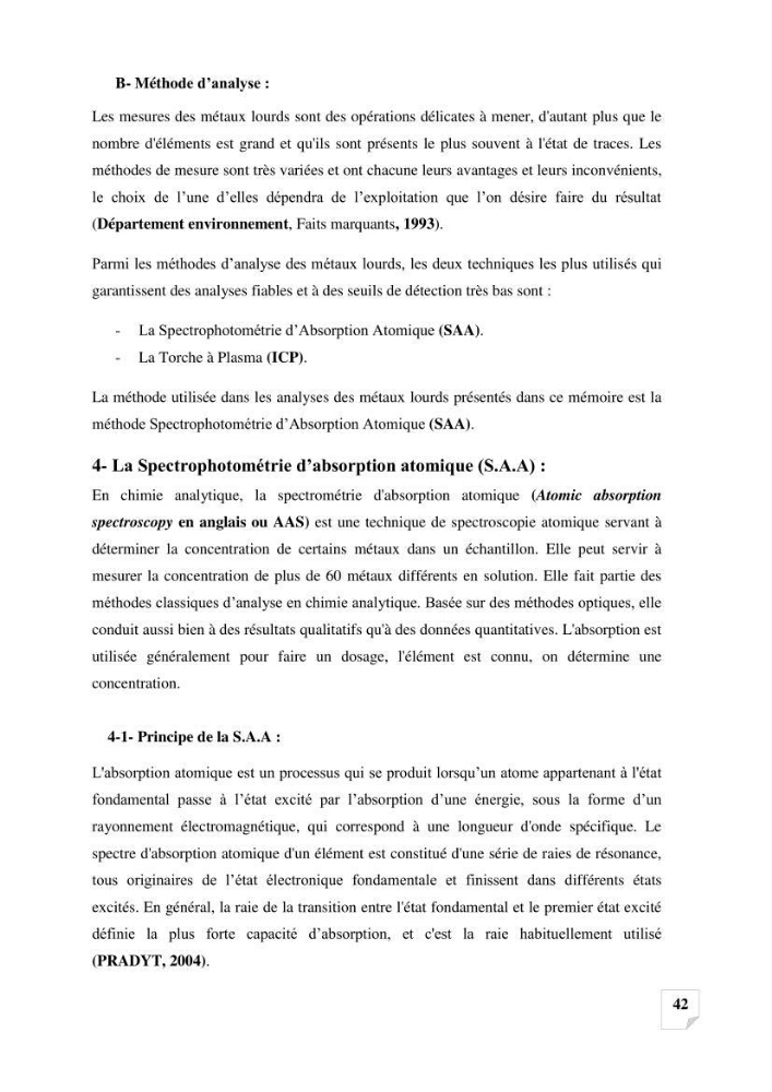 Suivi de la qualité des sédiments superficiels de Fouka marine par les métaux lourds: