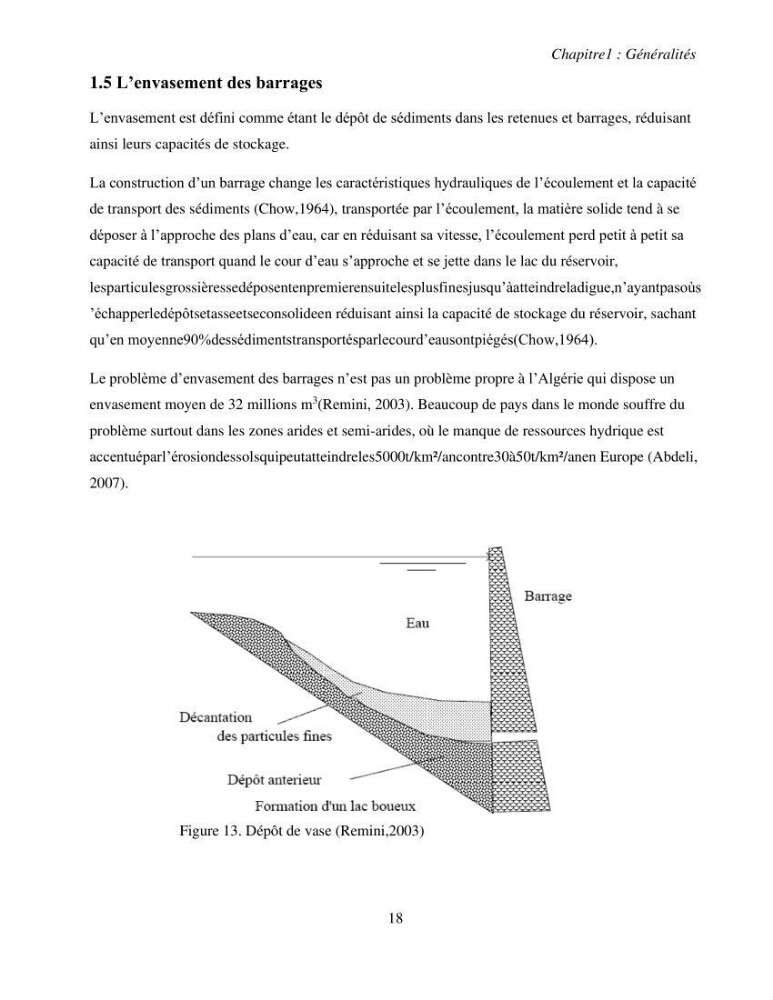 Impacts des barrages sur la dynamique sédimentaire du littoral centre Algérien