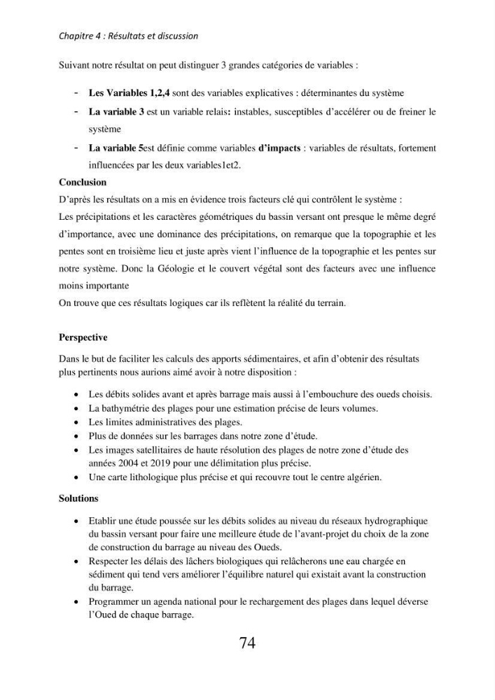 Impacts des barrages sur la dynamique sédimentaire du littoral centre Algérien