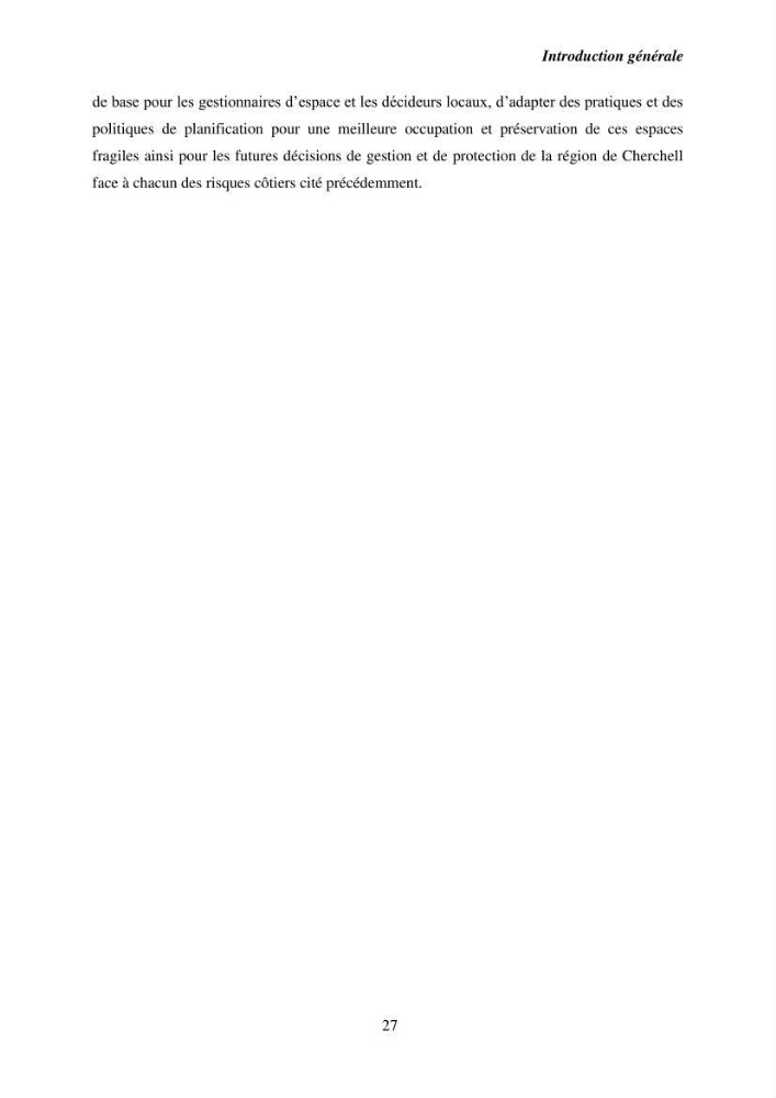 Utilisation de la géomatique pour l’étude des risques côtiers dans la zone centre Algérienne (littoral de Cherchell)