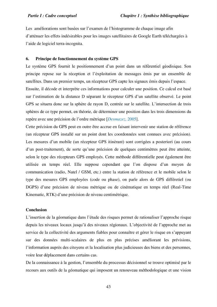 Utilisation de la géomatique pour l’étude des risques côtiers dans la zone centre Algérienne (littoral de Cherchell)