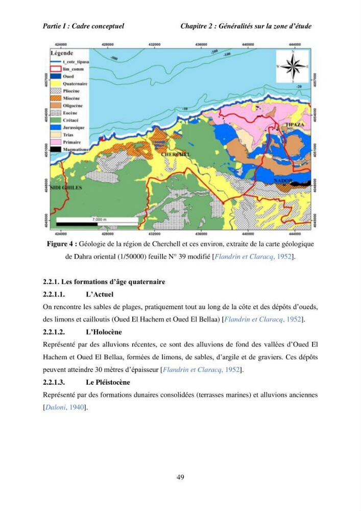Utilisation de la géomatique pour l’étude des risques côtiers dans la zone centre Algérienne (littoral de Cherchell)