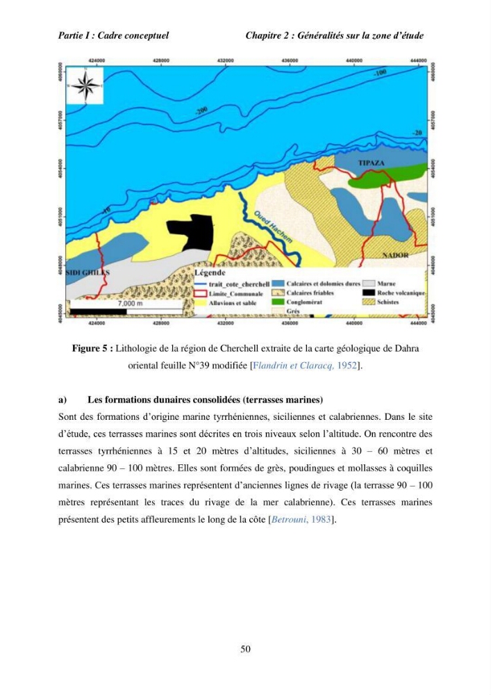 Utilisation de la géomatique pour l’étude des risques côtiers dans la zone centre Algérienne (littoral de Cherchell)