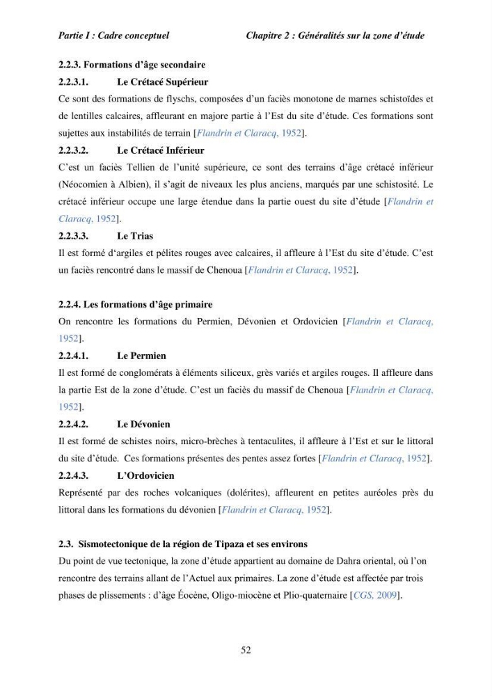 Utilisation de la géomatique pour l’étude des risques côtiers dans la zone centre Algérienne (littoral de Cherchell)
