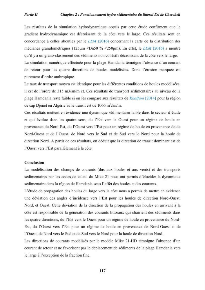 Utilisation de la géomatique pour l’étude des risques côtiers dans la zone centre Algérienne (littoral de Cherchell)