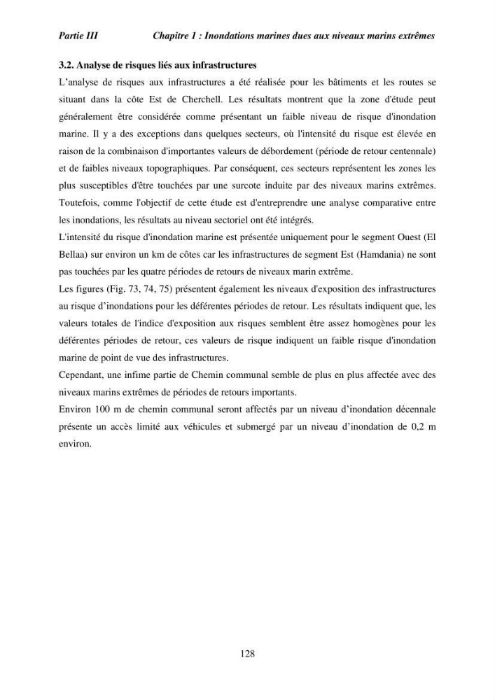 Utilisation de la géomatique pour l’étude des risques côtiers dans la zone centre Algérienne (littoral de Cherchell)