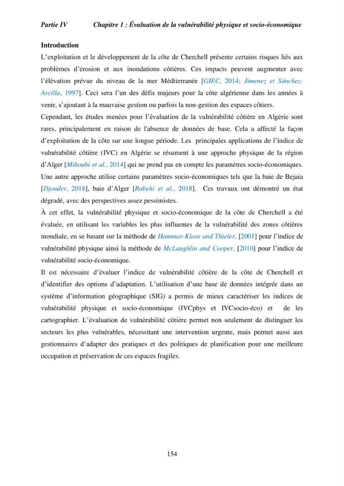 Utilisation de la géomatique pour l’étude des risques côtiers dans la zone centre Algérienne (littoral de Cherchell)