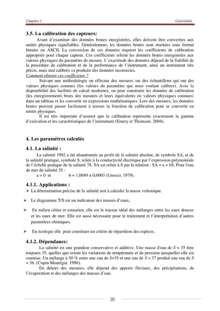 La sonde CTD