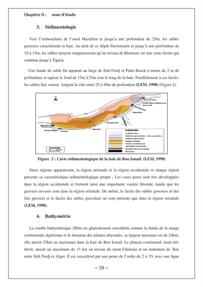 Evaluation de la qualité des eaux marine de la plage ouest Sidi Fredj.