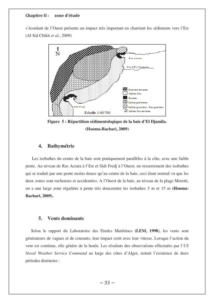 Evaluation de la qualité des eaux marine de la plage ouest Sidi Fredj.