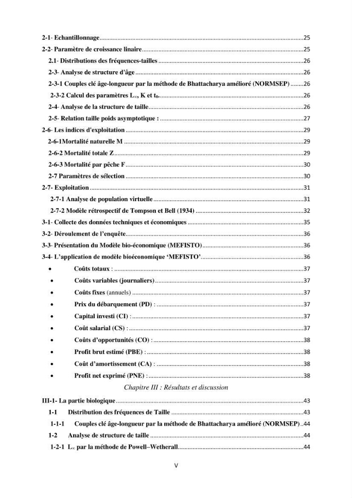 Contribution à l’étude bioéconomique de la pêche chalutière cas de rouget de vase ( Mullus barbatus) de la région centre du bassin Algérien