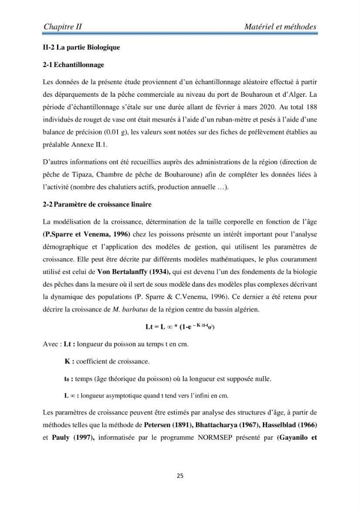 Contribution à l’étude bioéconomique de la pêche chalutière cas de rouget de vase ( Mullus barbatus) de la région centre du bassin Algérien