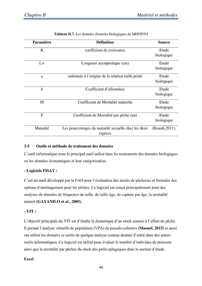 Contribution à l’étude bioéconomique de la pêche chalutière cas de rouget de vase ( Mullus barbatus) de la région centre du bassin Algérien