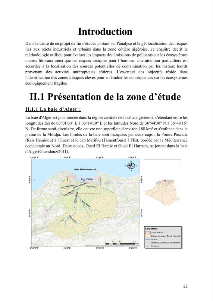Analyse et géolocalisation des risques liés aux émissions industrielles et urbaines en zone littorale