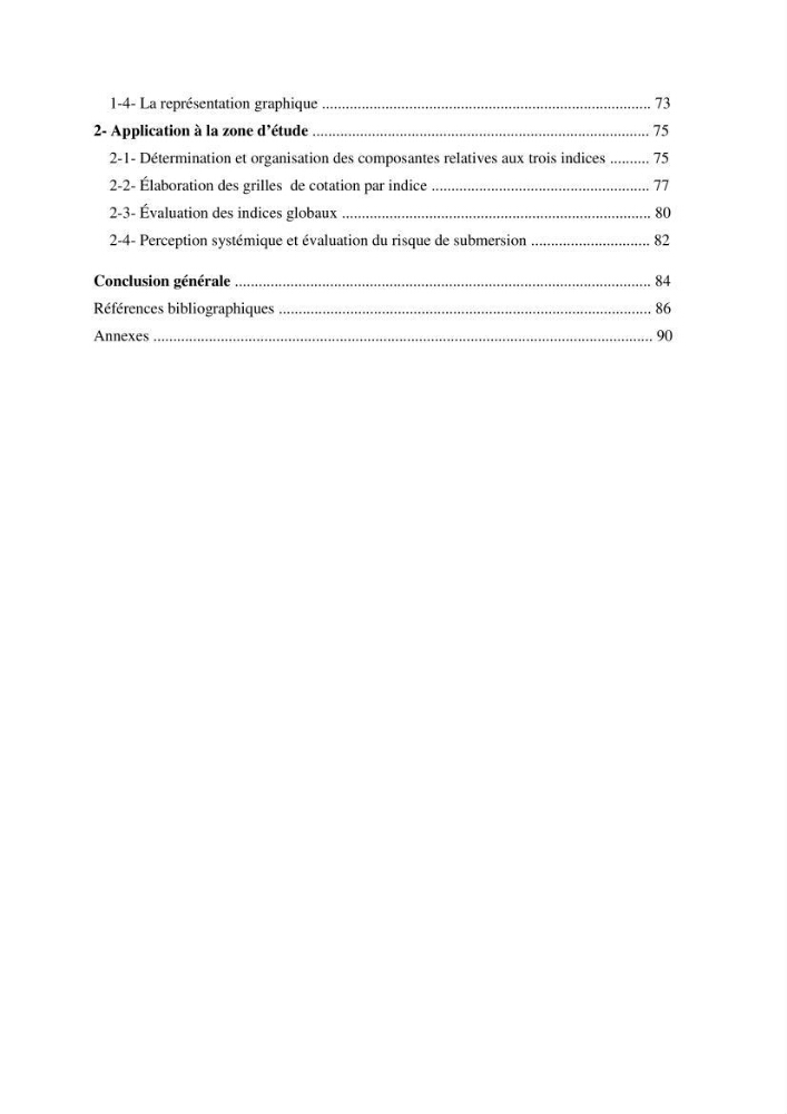 Gestion et perception du risque par la submersion dans le projet d\'aménagement des \'\' Sablettes\'\' en baie d\'Alger: