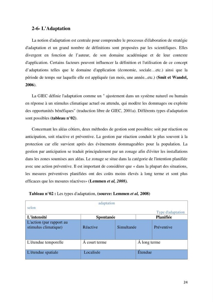 Gestion et perception du risque par la submersion dans le projet d\'aménagement des \'\' Sablettes\'\' en baie d\'Alger: