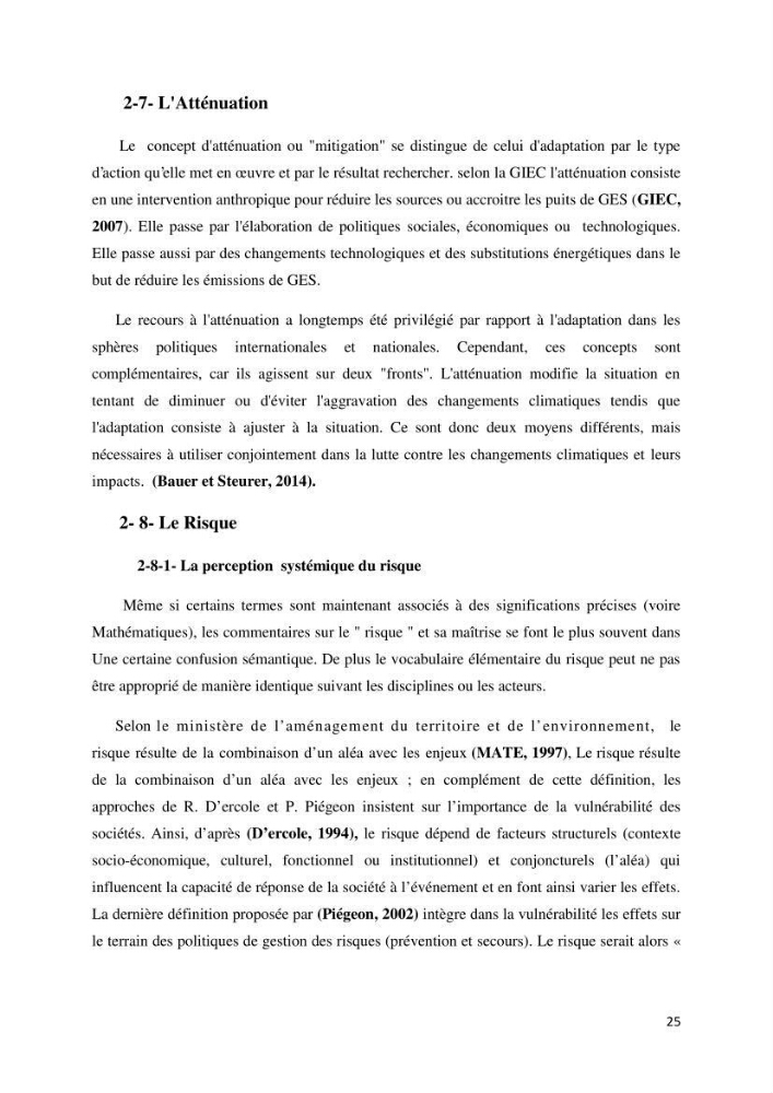 Gestion et perception du risque par la submersion dans le projet d\'aménagement des \'\' Sablettes\'\' en baie d\'Alger: