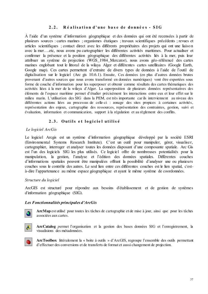 Analyse du cadre de l\'économie bleue et de la planification de l\'espace maritime en Algérie: cas de la zone marine et côtière de la wilaya d\'Alger