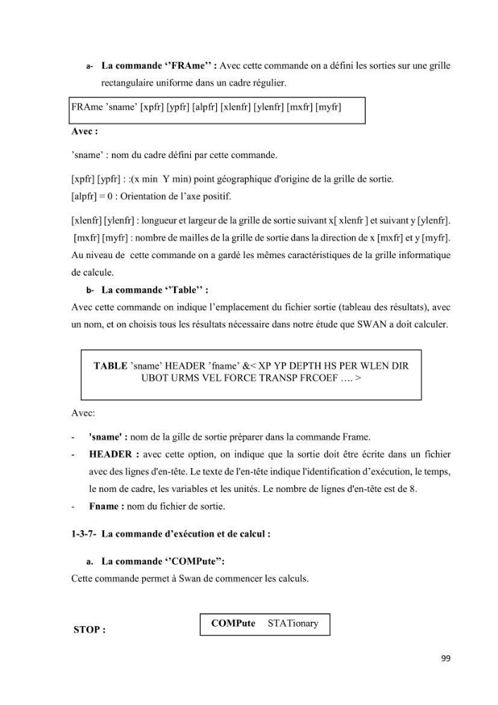 Contribution à la recherche des zones à fort potentiel d\'énergie houlomotrice à base d\'un modèle hydrodynamique: