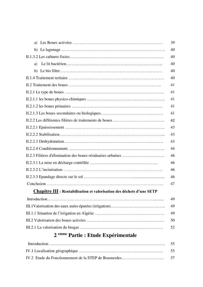 Suivi de la qualité physico-chimique et bacteriologique des eaux usées épurées de la station d\'épuration et leur effet sur l\'environnement marin