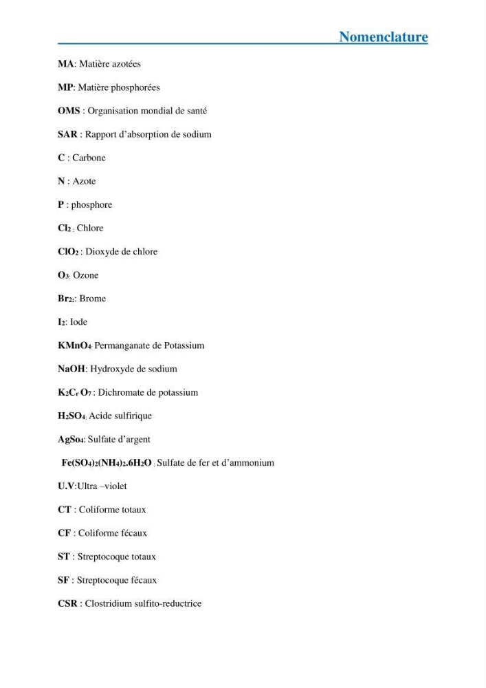 Suivi de la qualité physico-chimique et bacteriologique des eaux usées épurées de la station d\'épuration et leur effet sur l\'environnement marin