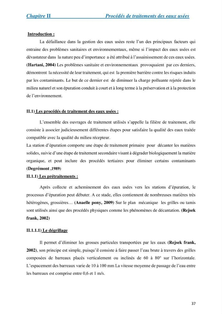 Suivi de la qualité physico-chimique et bacteriologique des eaux usées épurées de la station d\'épuration et leur effet sur l\'environnement marin