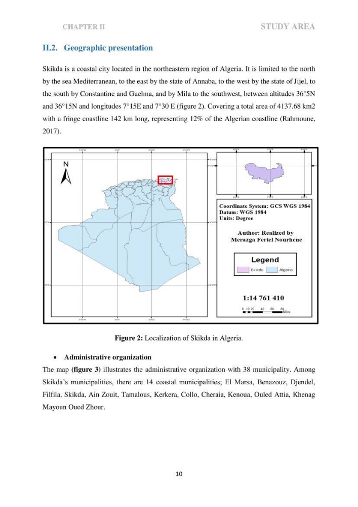 Perception of ICZM: analysis of the socioeconomic and environmental vulnerability of the coastal zone of skikda province
