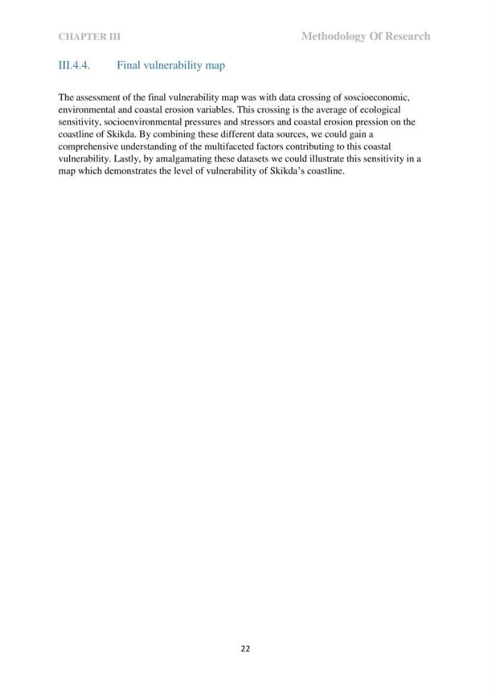 Perception of ICZM: analysis of the socioeconomic and environmental vulnerability of the coastal zone of skikda province