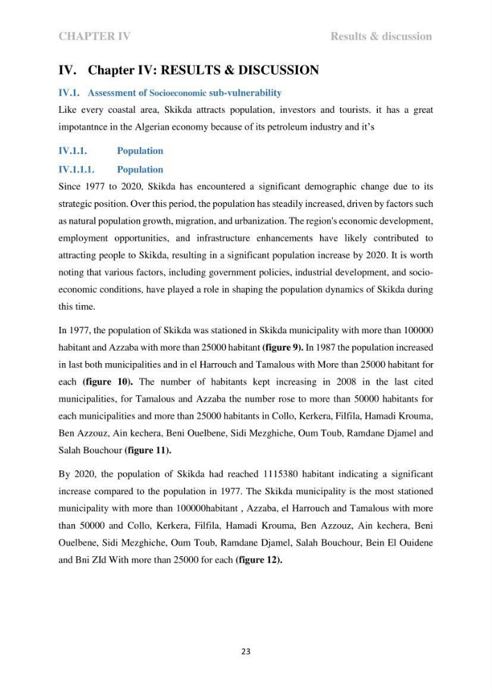 Perception of ICZM: analysis of the socioeconomic and environmental vulnerability of the coastal zone of skikda province