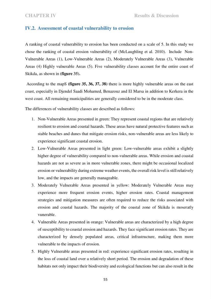 Perception of ICZM: analysis of the socioeconomic and environmental vulnerability of the coastal zone of skikda province