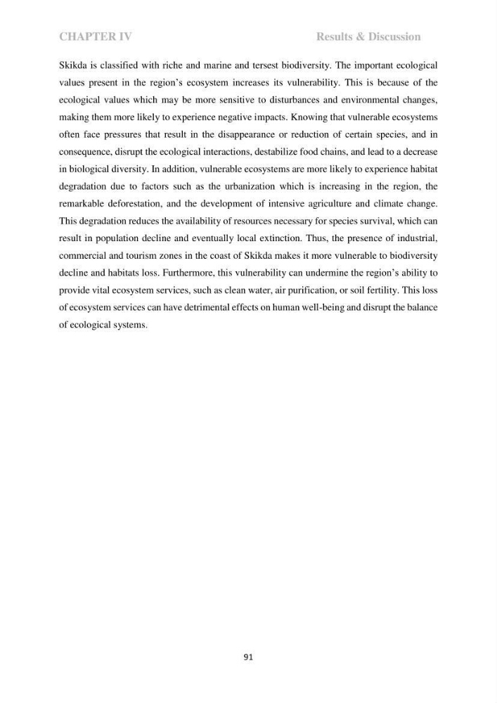 Perception of ICZM: analysis of the socioeconomic and environmental vulnerability of the coastal zone of skikda province