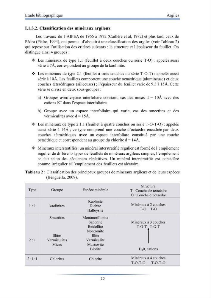 Modélisation de l\'adsorption de métaux lourds sur une argile brute algérienne