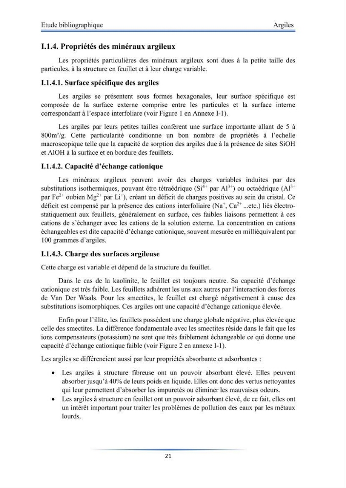 Modélisation de l\'adsorption de métaux lourds sur une argile brute algérienne