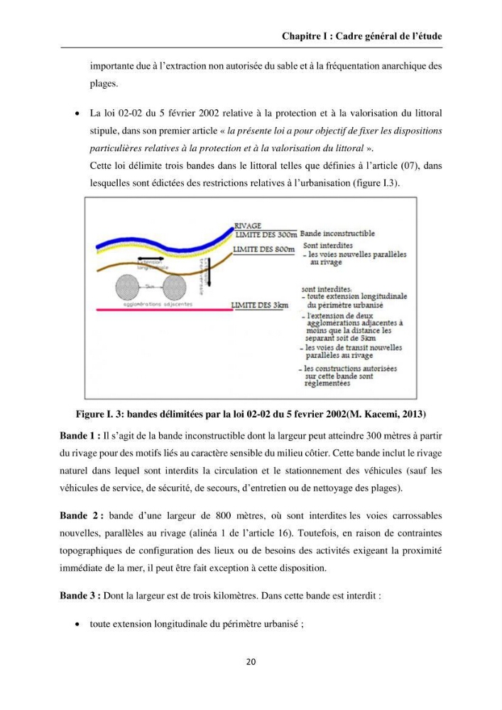 Apport de la télédétection et des SIG pour surveiller la trajectoire urbaine des communes côtières de la baie d\'Alger: