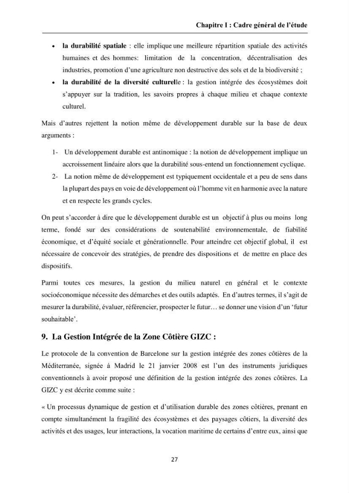 Apport de la télédétection et des SIG pour surveiller la trajectoire urbaine des communes côtières de la baie d\'Alger: