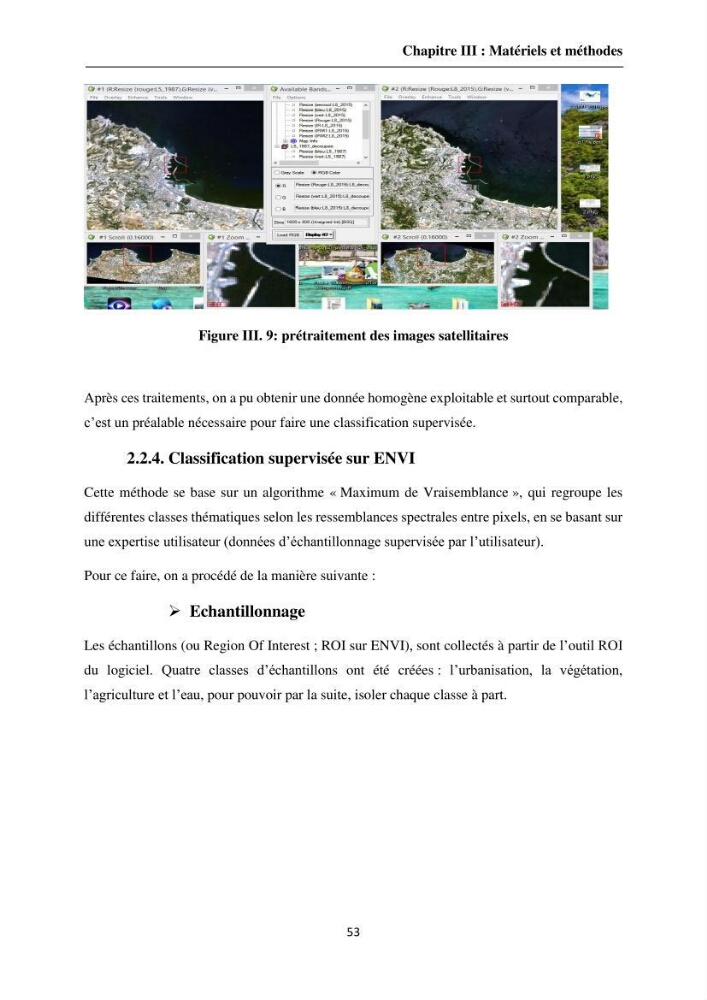 Apport de la télédétection et des SIG pour surveiller la trajectoire urbaine des communes côtières de la baie d\'Alger: