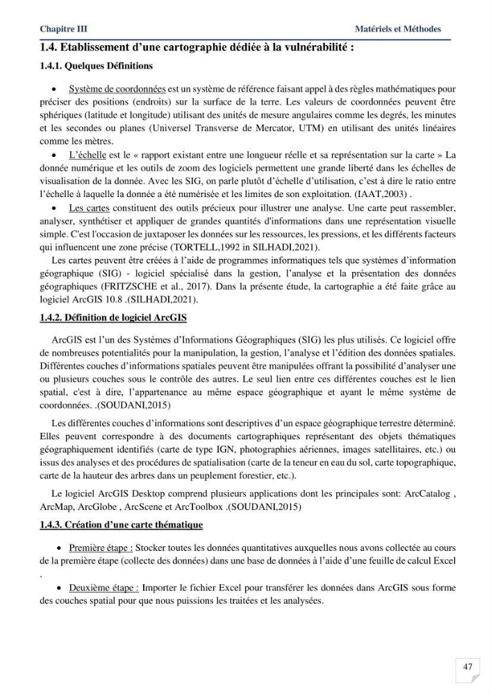 Analyses de vulnérabilité de la biodiversité aux impacts anthropiques de la côte Est Algérienne.