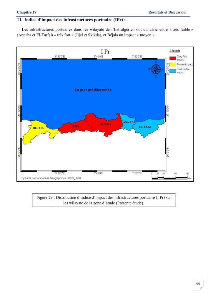 Analyses de vulnérabilité de la biodiversité aux impacts anthropiques de la côte Est Algérienne.