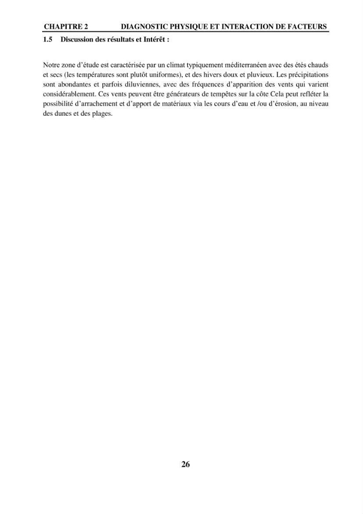 Impact de l\'expansion urbaine sur la degradation des dunes côtières dans la region ouest d\'Alger