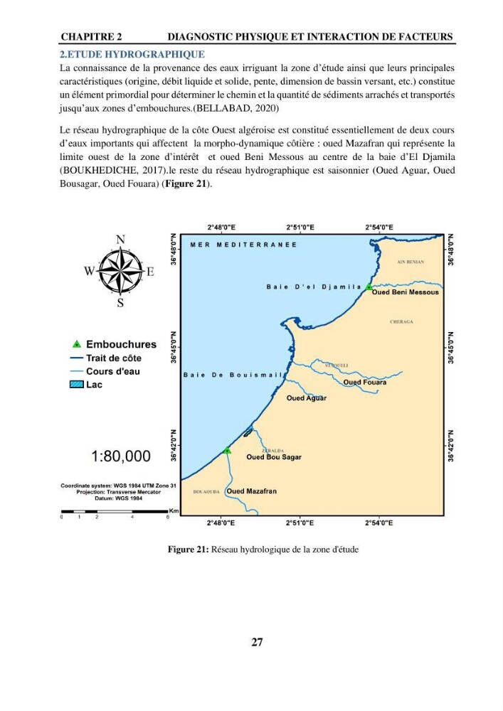 Impact de l\'expansion urbaine sur la degradation des dunes côtières dans la region ouest d\'Alger