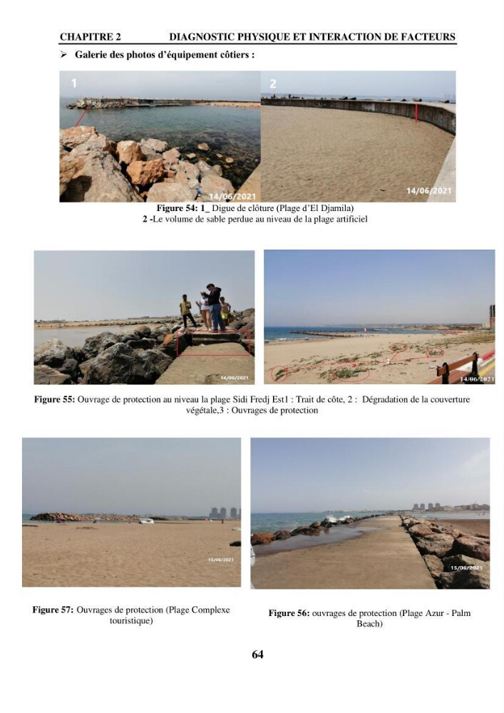 Impact de l\'expansion urbaine sur la degradation des dunes côtières dans la region ouest d\'Alger