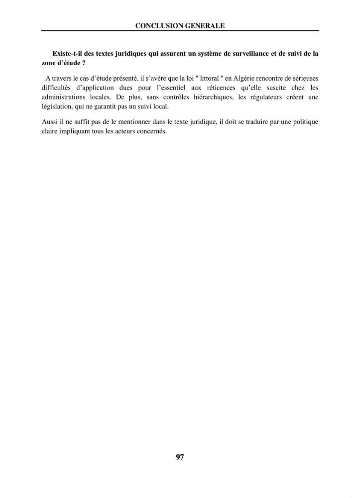 Impact de l\'expansion urbaine sur la degradation des dunes côtières dans la region ouest d\'Alger