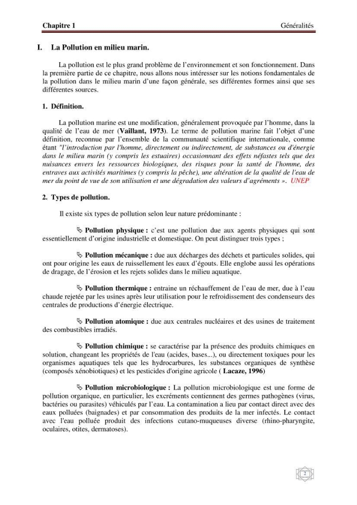Suivi et contrôle de la pollution de la baie de Bou-Ismail en utilisant les données multi-sources des capteurs satellites: