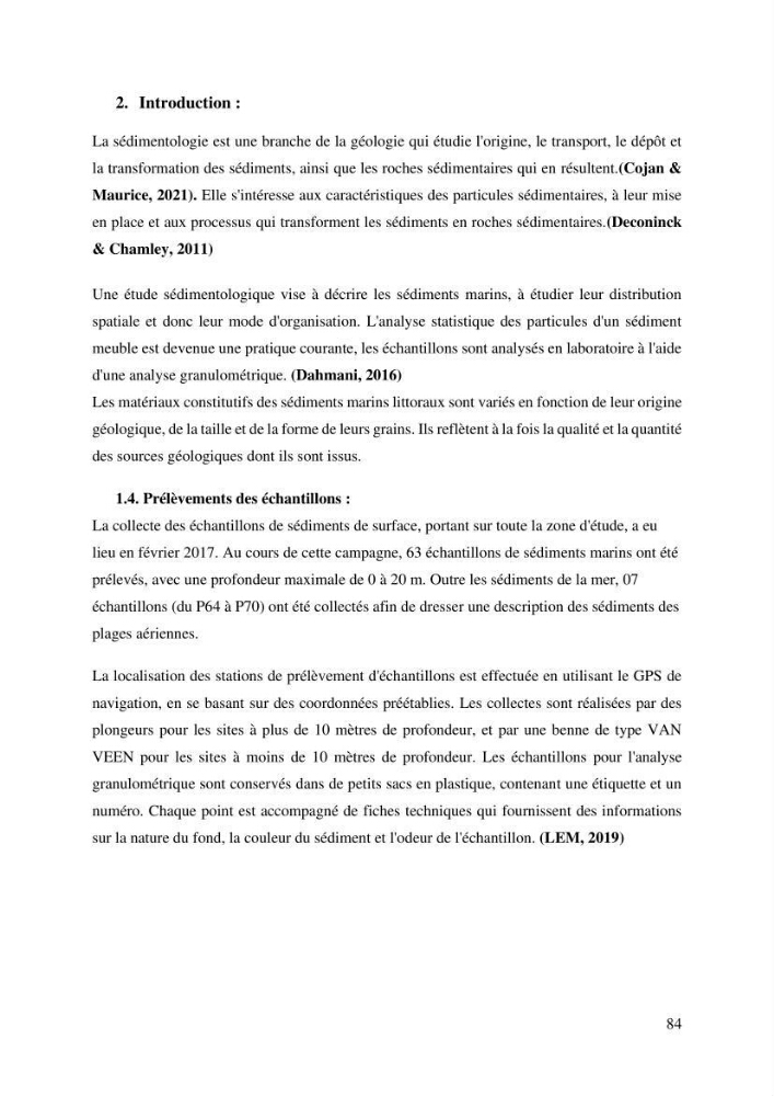 Ensablement du port de Marsa Ben M’Hidi (W. de Tlemcen) Etude hydro-sédimentaire et solutions
