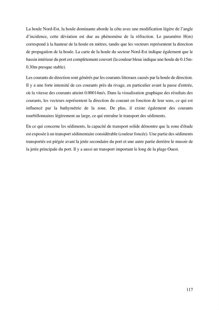 Ensablement du port de Marsa Ben M’Hidi (W. de Tlemcen) Etude hydro-sédimentaire et solutions